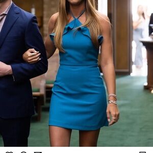 FRENCH CONNECTION XS Blue dress